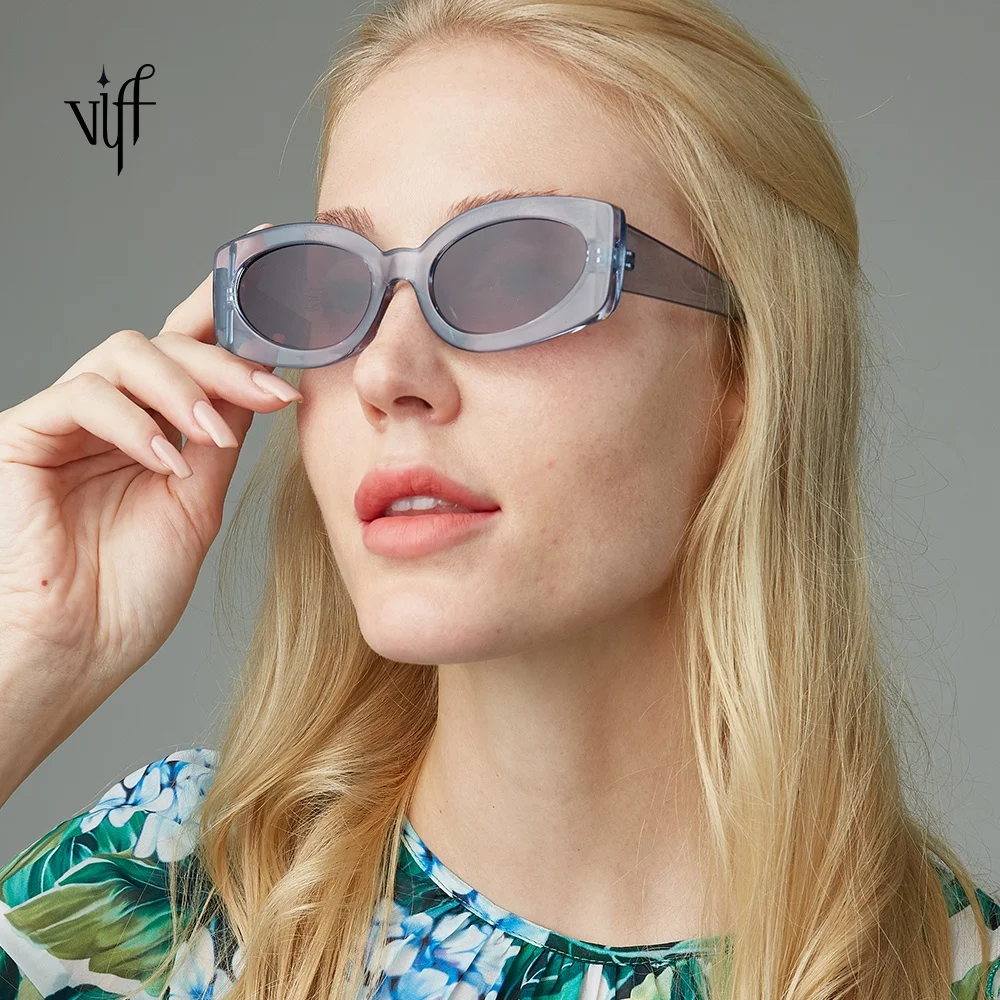 

VIFF 2021 New Arrivals Sunglasses HP20028 Outdoors Travel Sun Glasses Small Frame Women Fashion Oval Sunglasses 2021