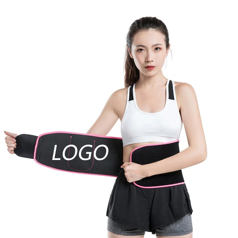 

Custom logo neoprene body shaping machine for women postpartum sauna effect 3 belt slimming waist girdle training belt