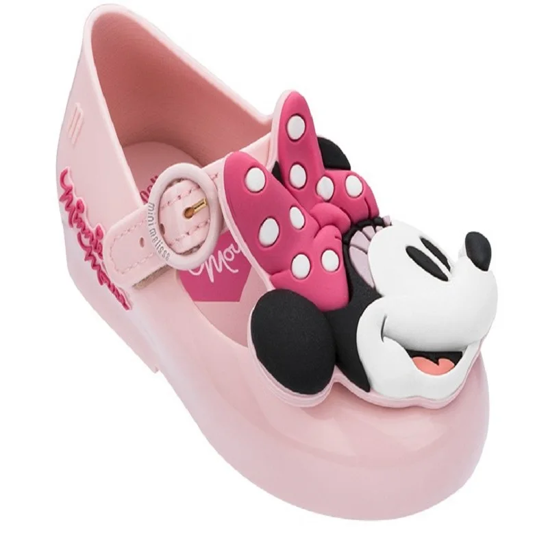 

Mini Melissa shoes cute mickeyJelly cartoonmickey mouse kids girl pvc shoes Princess Shoes