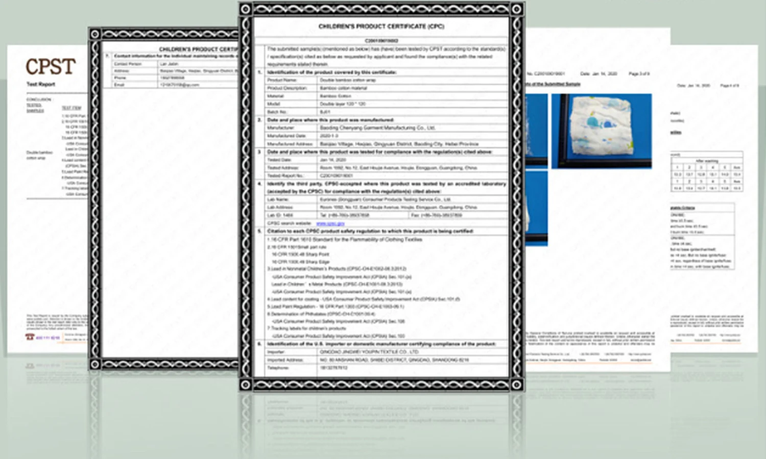 100% muslin organic bamboo cotton baby swaddle