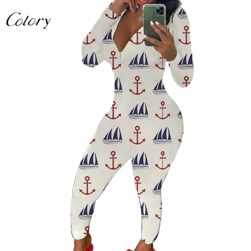 

Colory Ladies Nighty Onesie Pajamas For Onsies Women New Trendy Jumpsuit, Picture shows