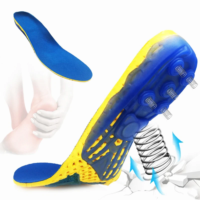 

JOGHN OEM/ODM Palmilha Breathable Arch Support Insole Shock Absorbing EVA Cushion Sports Spring Insole