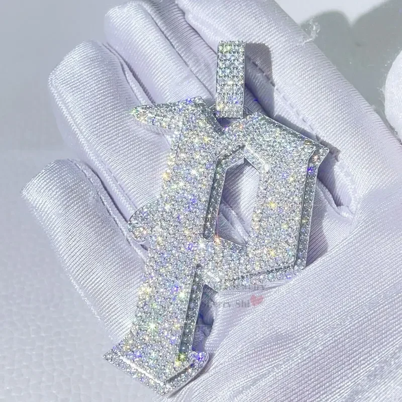 

pass diamond tester gra certicaite flower design blue green lab diamond hip hop moissanite stud earring