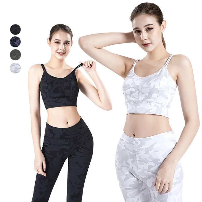 

Hot Sale Women 2 PCS Yoga Sports Suit Long Sleeve Top High Waist Yoga Leggings Outfits Clothes Tracksuit Running Sets, 4 colors