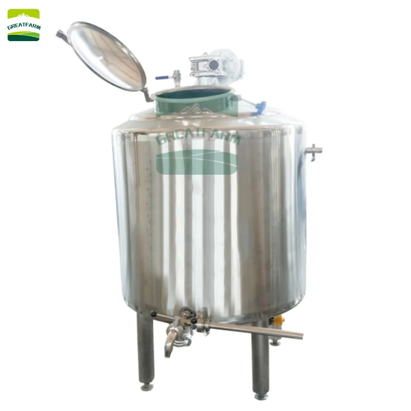 Hight Quality Refrigerated milk storage tanks are on sale Refrigerated milk storage tank Refrigerated milk cooling tank in stock