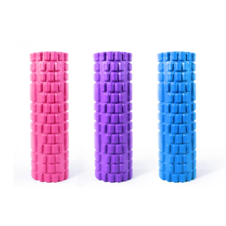 

Yoga Hollow Foam Paint Roller custom with logo Set collapsible Column Grid Muscle Relaxation Massage EVA Gym yoga Foam Roller