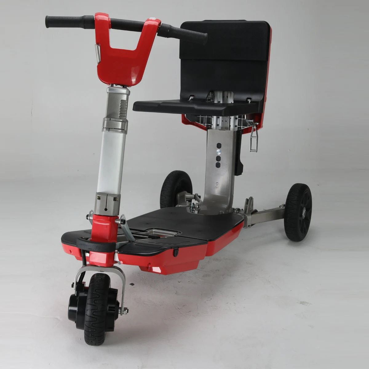 

350W motor lithium battery folding three-wheel electric mobility scooter, electric wheelchair for the elderly