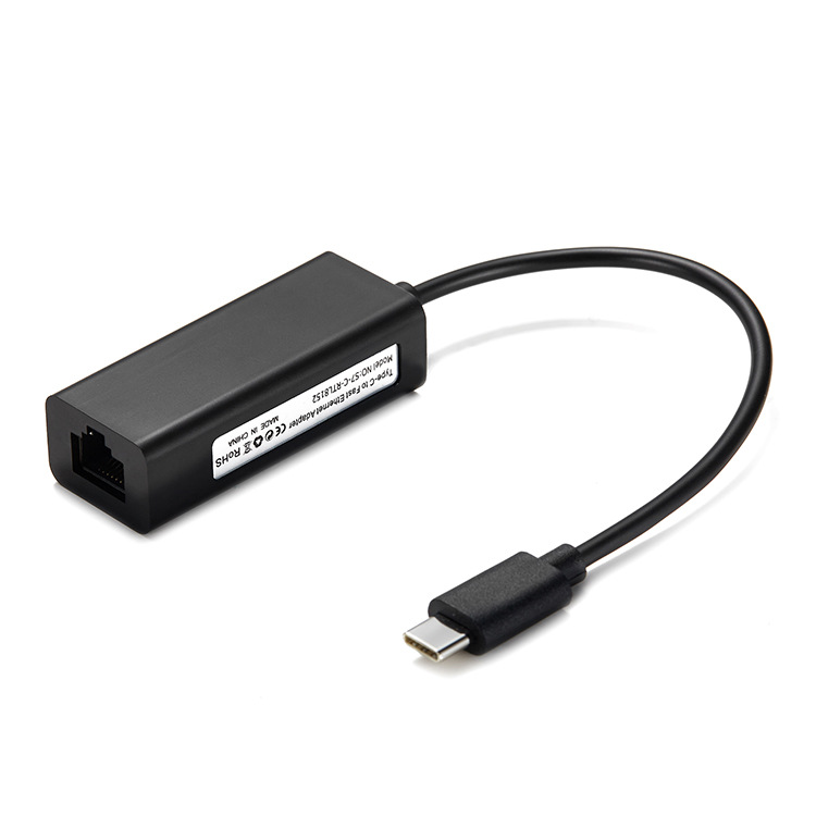 

ABS Type C TO 100M RJ45 Network Adapter Lan card