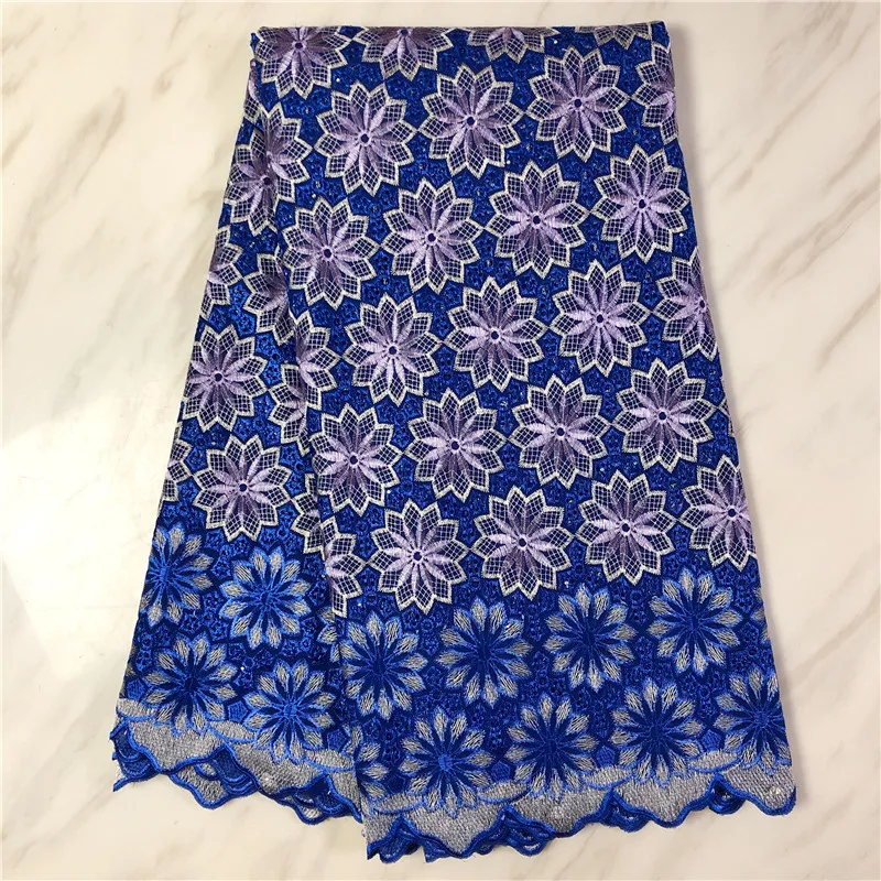 

Elegant Wholesale High Quality Cotton Lace Embroidery Fabric 100% Swiss Cotton Lace Fabric For Party, Many nice color for choose