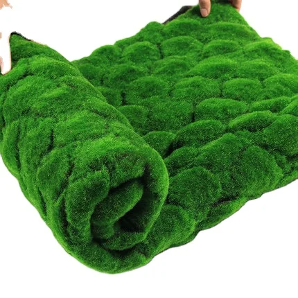 

Artificial Grass Price High Quality Flat Moss Lawn Artificial Grass Carpet Grass Mat Turf Artificial Turf Artificial Grass, As picture