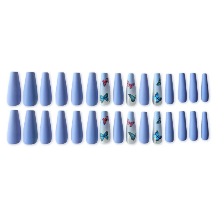 

handmade press on nails false nail packaging box press on nails long coffin