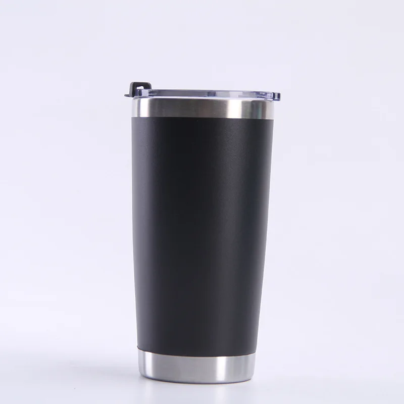 

600 ML custom taza de acero inoxidable vaso termico acero inoxidable Con una pajita, Customizable