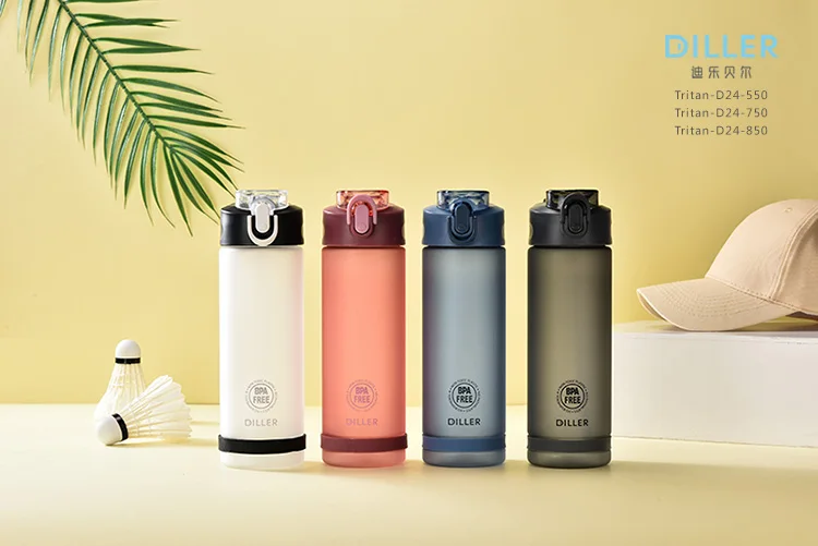 
Wholesale promotional eco-friendly custom printed tritan plastic sport water bottle for sport 