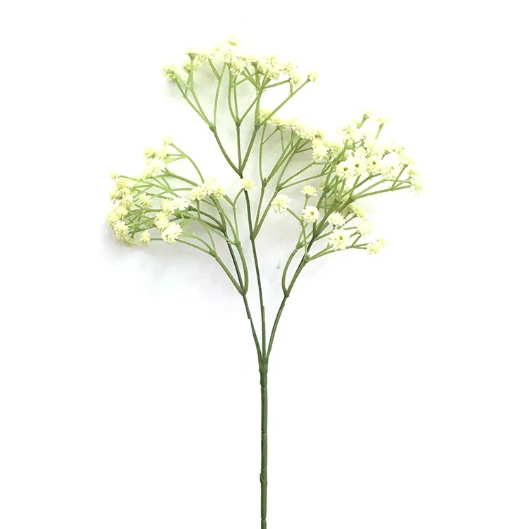 

Factory price single branch 3 fork gypsophila artificial outdoor plants, Customized