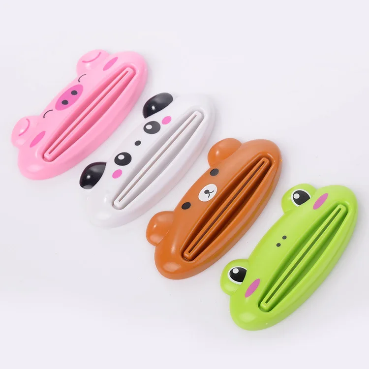 

Hot 1PC Toothpaste Squeezer Plastic Multifunction Bathroom Accessories Tools Cartoon Useful Home Decoration Kitchen Gadgets, 5 styles