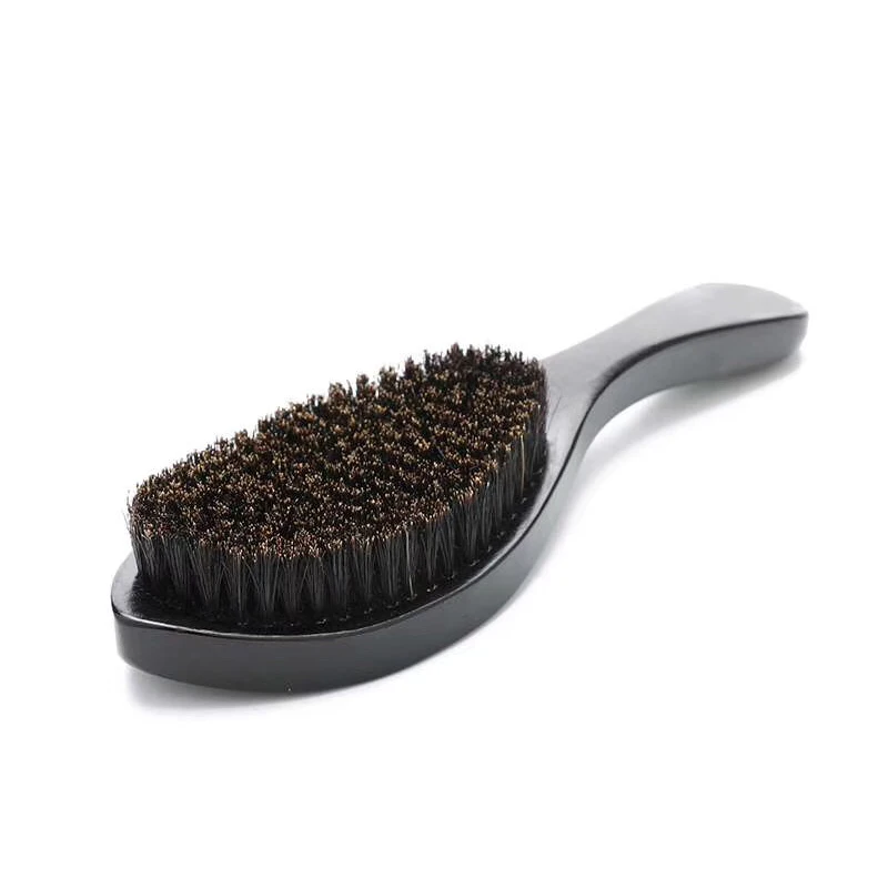 

New Wooden handle wooden beard brush similar with Toronto handle beard brush for men's beard grooming., Dark brown