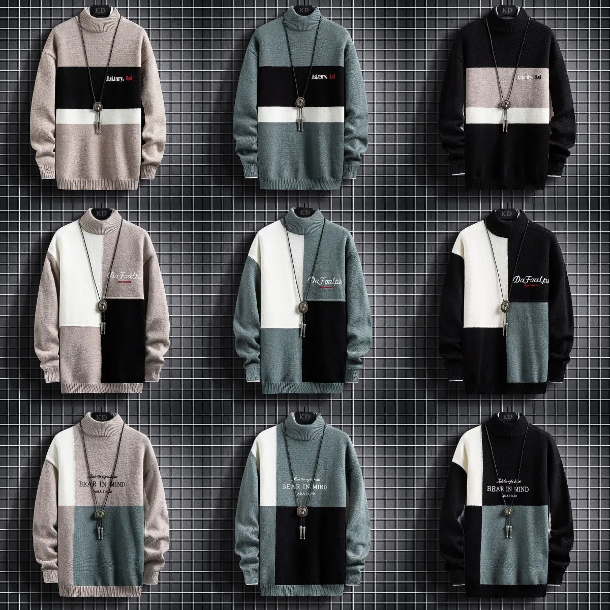 

New men's fashion sweater clothing Men's pullover sportswear long sleeve men's sweater with round neck pullover