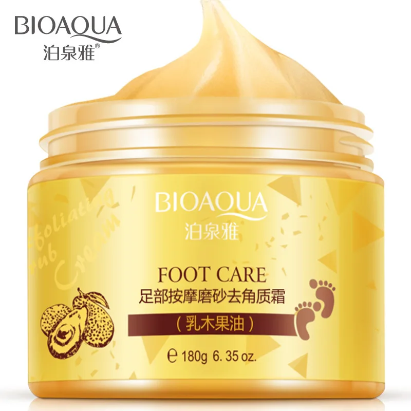 

BIOAQUA Brand Foot massage frosted scrub feet membrane membrane foot care Feet cream Beauty Health Care 180g