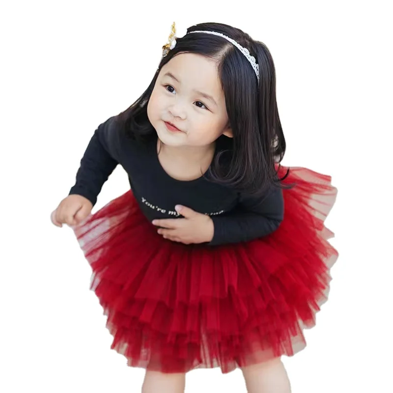 

INS Summer Kids Girls Tutu Skirt Cheap Cake Layers Girl Mesh Skirts 8 Colors Boutique Fluffy Baby Skirt