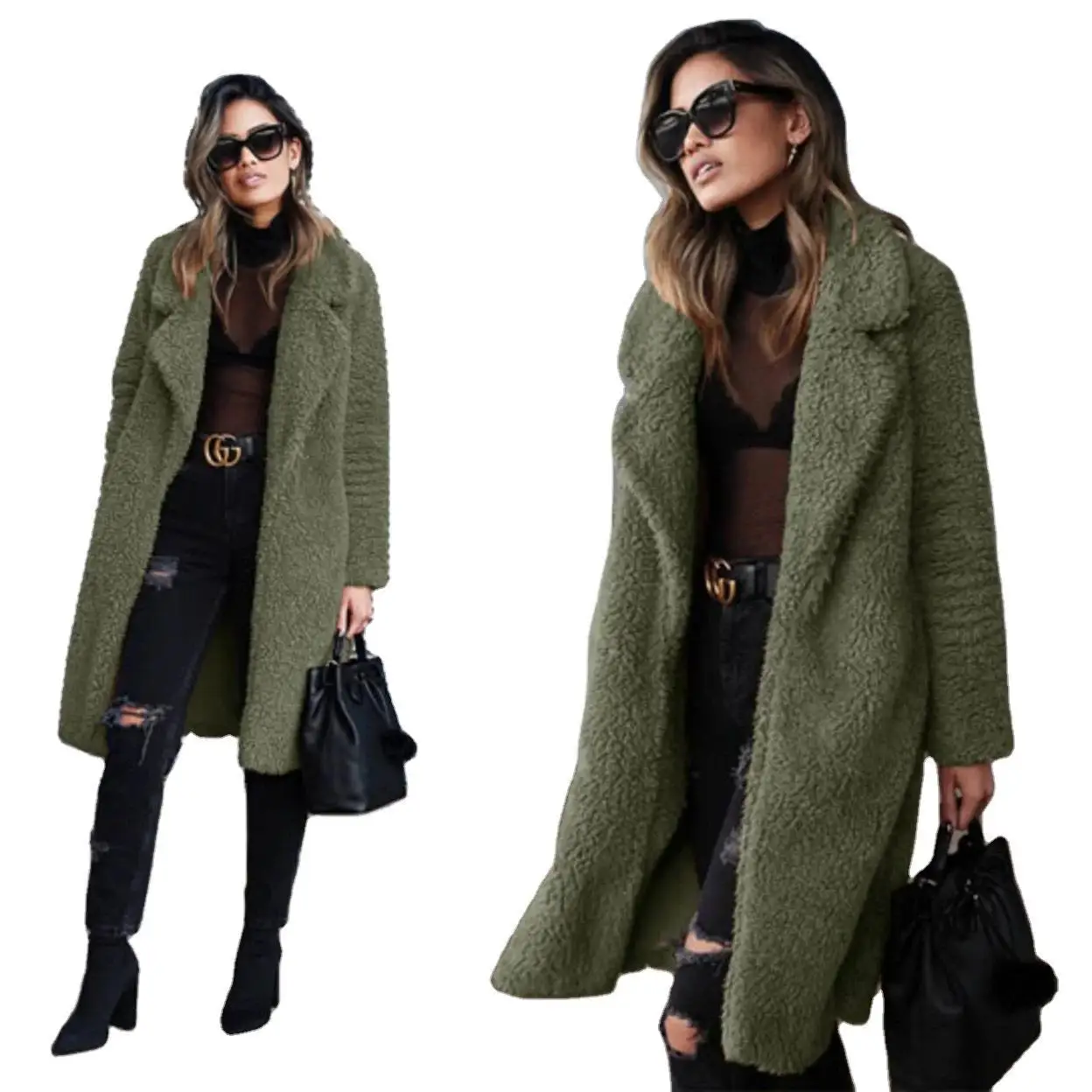 plus size women's cashmere coats & jackets