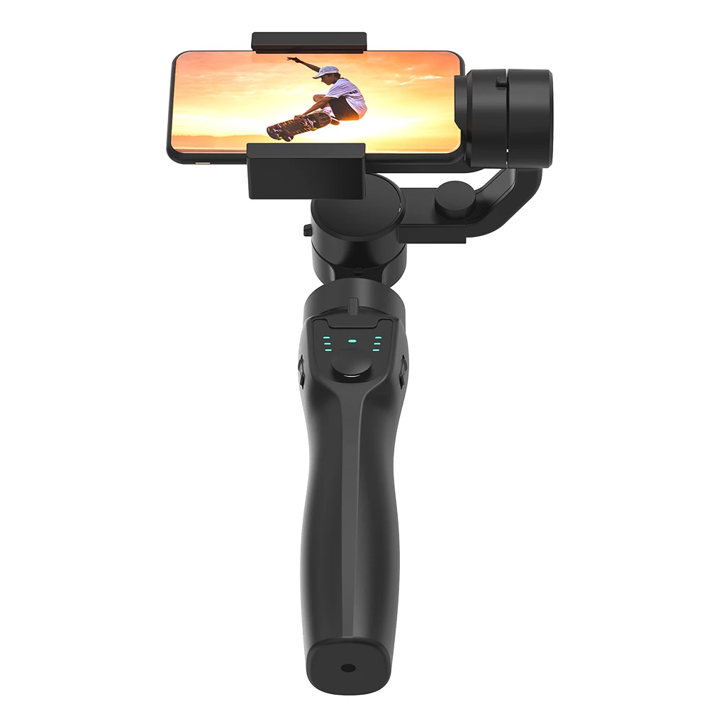 

F8 Handheld Pocket Gimbal Stabilizer For Mobile Phone Smartphone Face Tracking Video Shooting Gimbal, Black