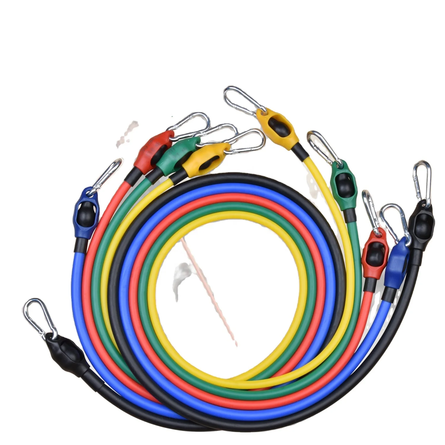 

Home Gym Adjustable Workout Stretch Yoga Exercise Fitness Tube For Training Exercise Rubber Resistance Band Set work out, Can be customized