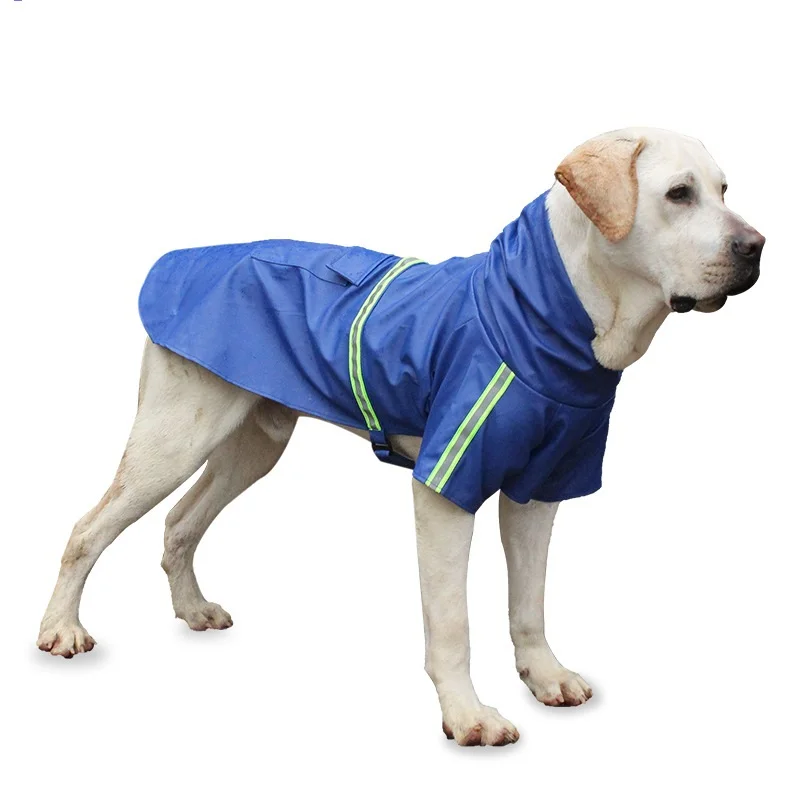 

High Quality Pet Clothing Dog Raincoat Rainy Dog Clothes Waterproof Poly Transparency Rain Coat For Dog OEM, Picture