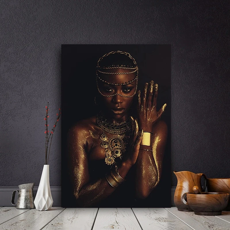 

1 Panel Canvas Painting Decorative Wall Art Paintings African Women Nordic Modern Style Hotel Home Decor Hd Sexy Girl Poster