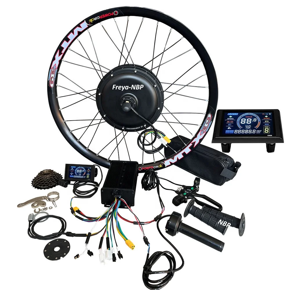 UK 27.5'' 29" MTX Wheel 72V2000W 45A Sine Wave SURRON Throttle Sw900 Color Electric Bike Bicycle Hub Motor Rear Conversion Kits