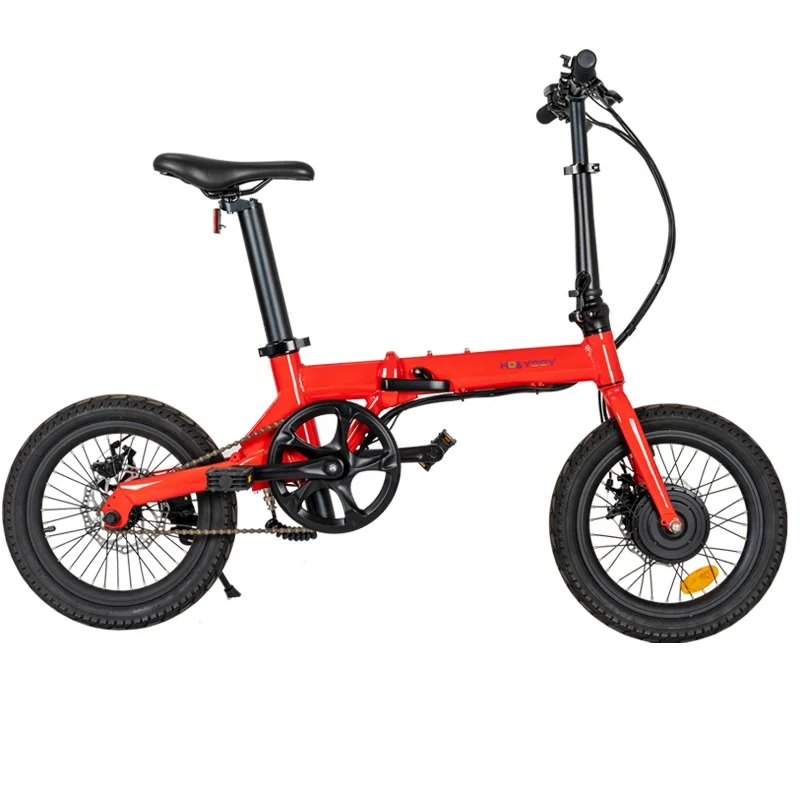 16 inch red e bike folding electric bicycle himo c20 for exercising