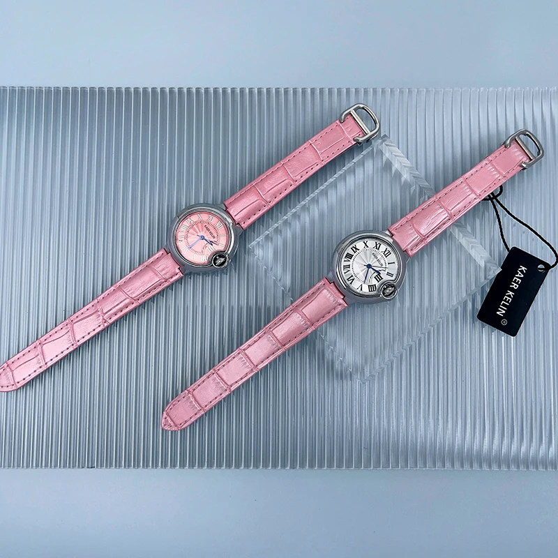 

New Janpan Movement Quartz Watches Natural Leather OEM Watches Relojes Quartz Womens Wristwatches Beautiful Ladies Watches