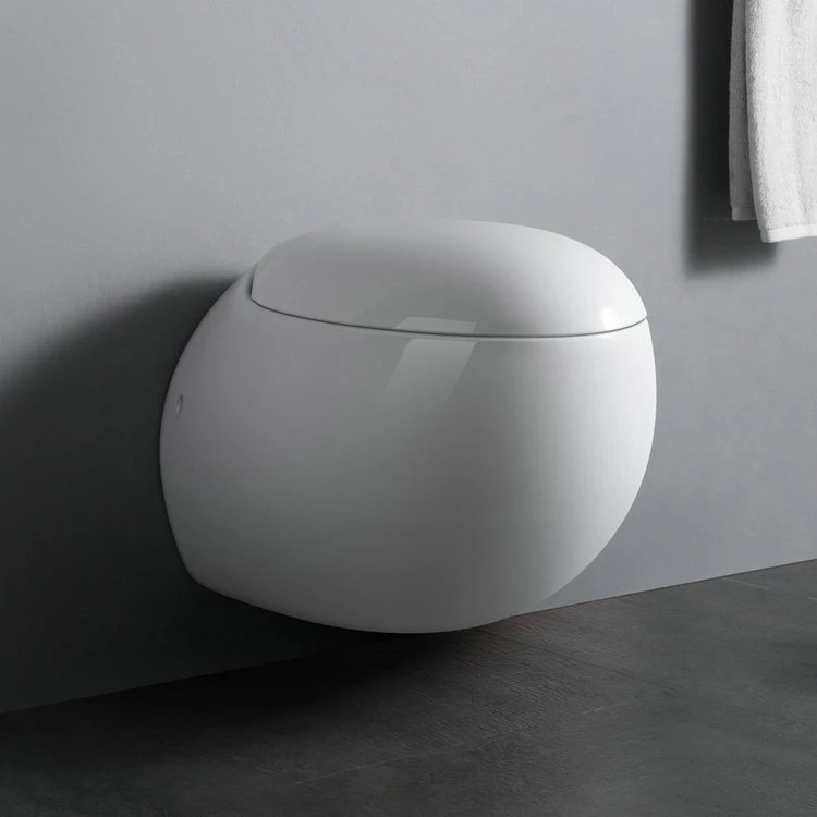 WP1006 China manufacturer round wall mounted water closet porcelain wc toilet bowl
