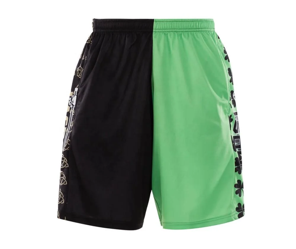 

Clover Black Design Sports Shorts Breathable Sublimation Lacrosse Shorts