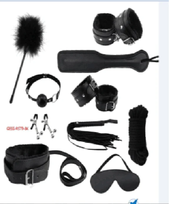 10pcs Bdsm Sex Bondage Restraint Kink Kit Games Erotic Accessories For
