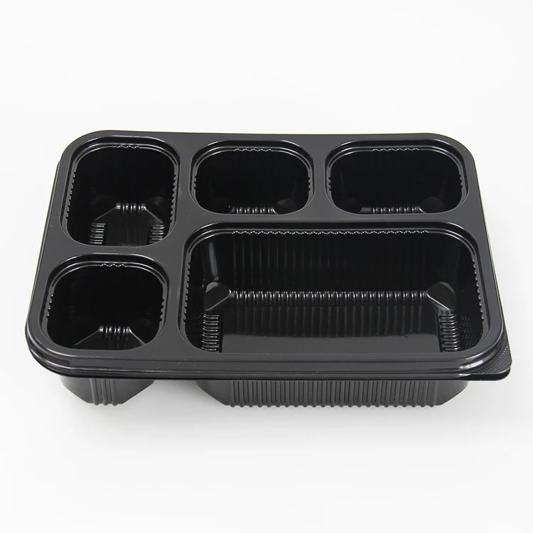 

Plastic Food Container Lunch Box 4 Compartment Storage Boxes & Bins Carton Box Packing Beverage Customized Logo Acceptable, White,clear,black or customize