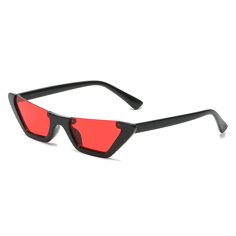 

MJ-0258 The New Personality Trend Half Frame Sunglasses Fashion Anchor Street Snap Luxury Unique Sunglasses Women Retro
