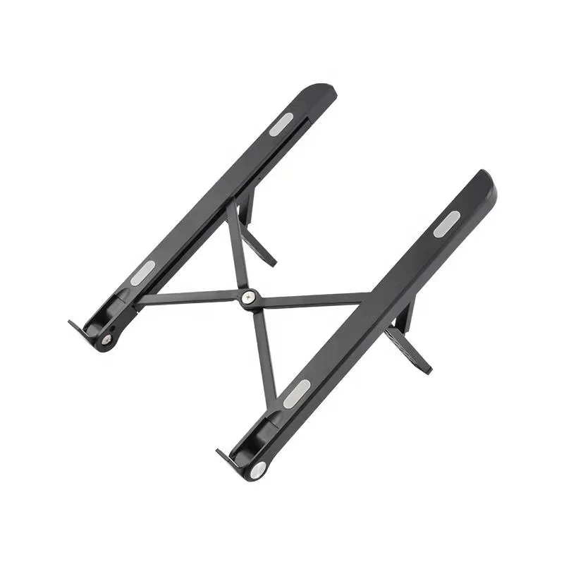 

Wholesale gift high quality folding notebook stand anti slip cheap vertical adjustable foldable bed table desktop laptop stand