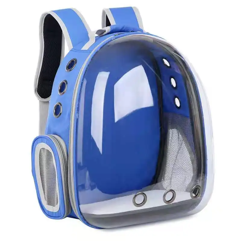 

Hot Sale Ventilated Space Capsule Shape Pet Cat Carrier Backpack Bag Travel with Holes