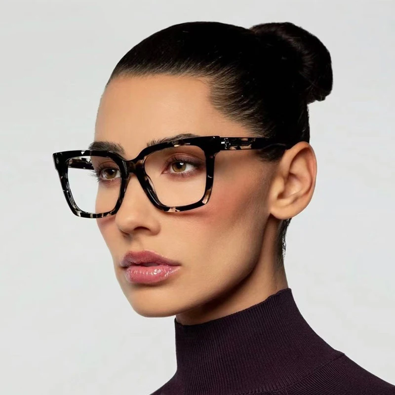 

Anti Blue Light Glasses Fashion Square Eyeglasses Frames Women Blocking Blu Ray Computer Eyewear Optical Spectacles Frame TR90