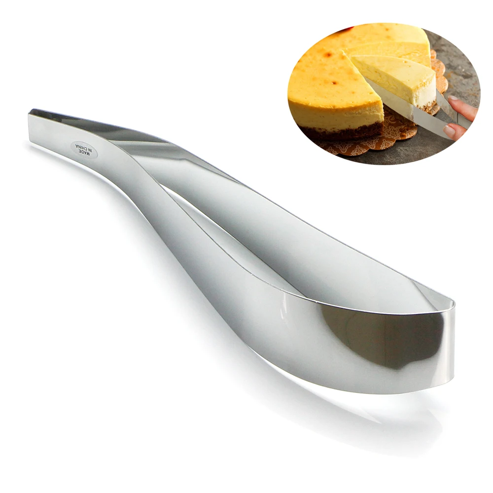 

Stainless Steel Sheet Guide Server Bread Cutter Tool Kitchen Gadget Perfect Pie Cake Slicer