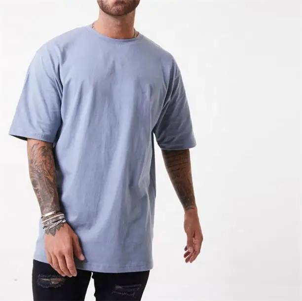 Yali Wholesale Basic t Shirt 100% Cotton Unisex Men Custom Oversized Blank 180gsm Cotton Tshirt Drop Shoulder T-shirts Mens