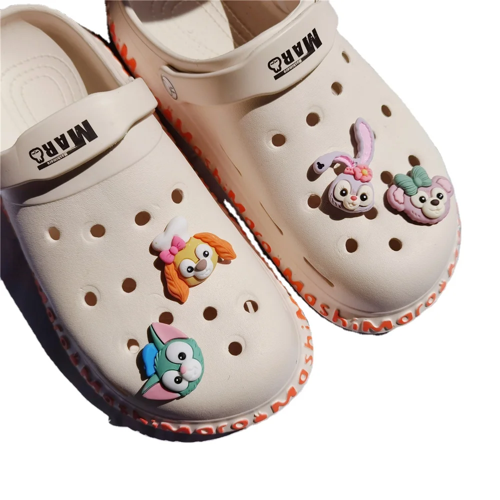 

New resin shoe charms for croc shoes decoration accessories panda rabbit cartoon shoe lace charm, Picture