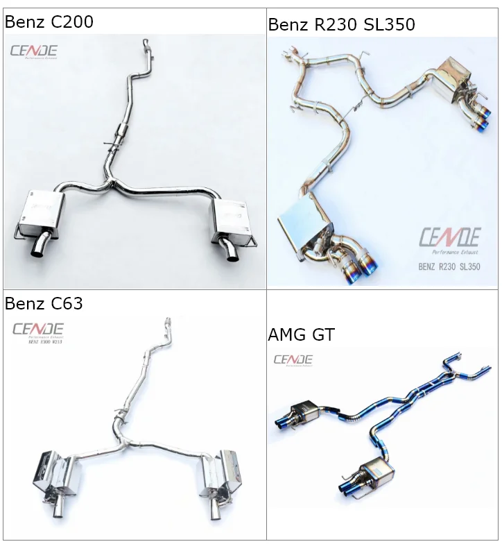 For Benz mercedes exhaust
