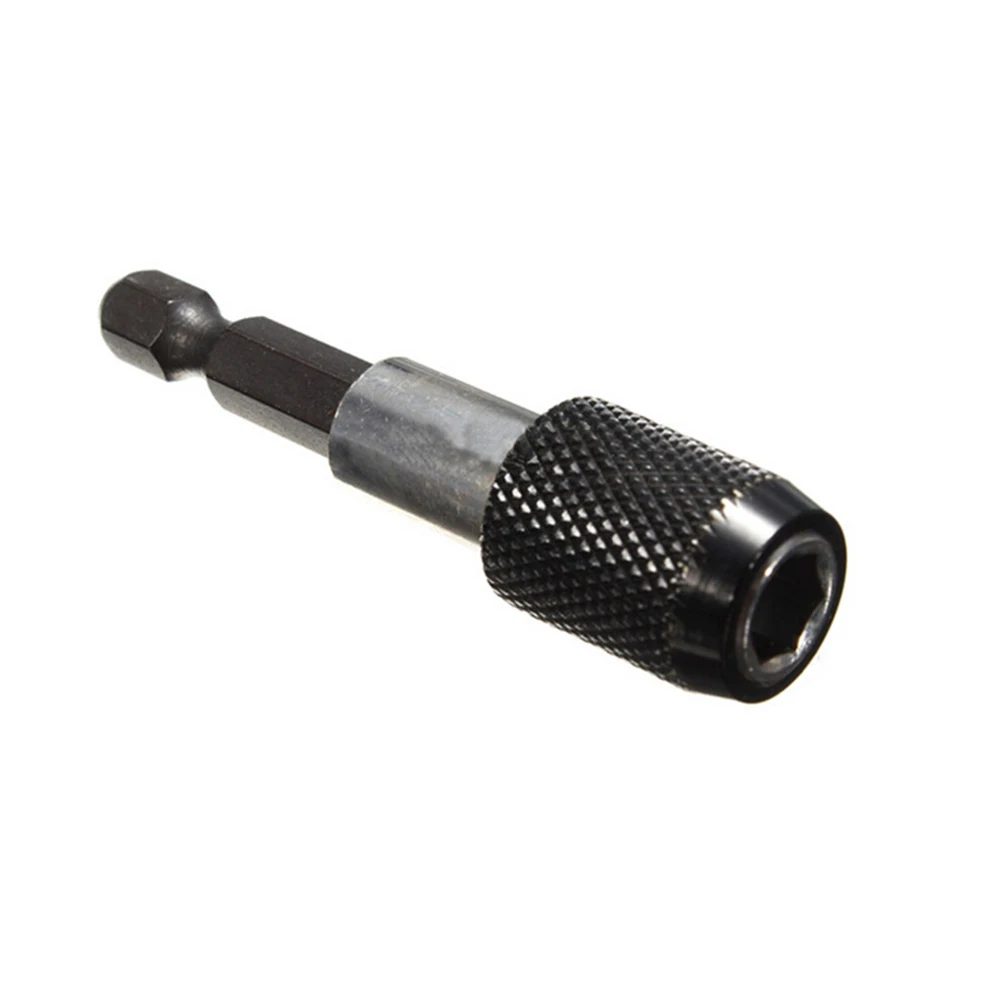 

1PCS 1/4 Hex Shank Power Tool Drill Accessories Electric Drill Bit Holder 60mm Magnetic Quick Release Screwdriver Bit Holder