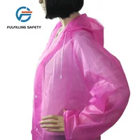 

high quality adult recycled plastic jumpsuit one piece eva raincoat