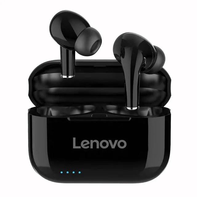 

Lenovo LP1S LP1 Original TWS BT 5.0 Earphone Sport Wireless Headset Stereo Earbuds for Android IOS Phone, Black white