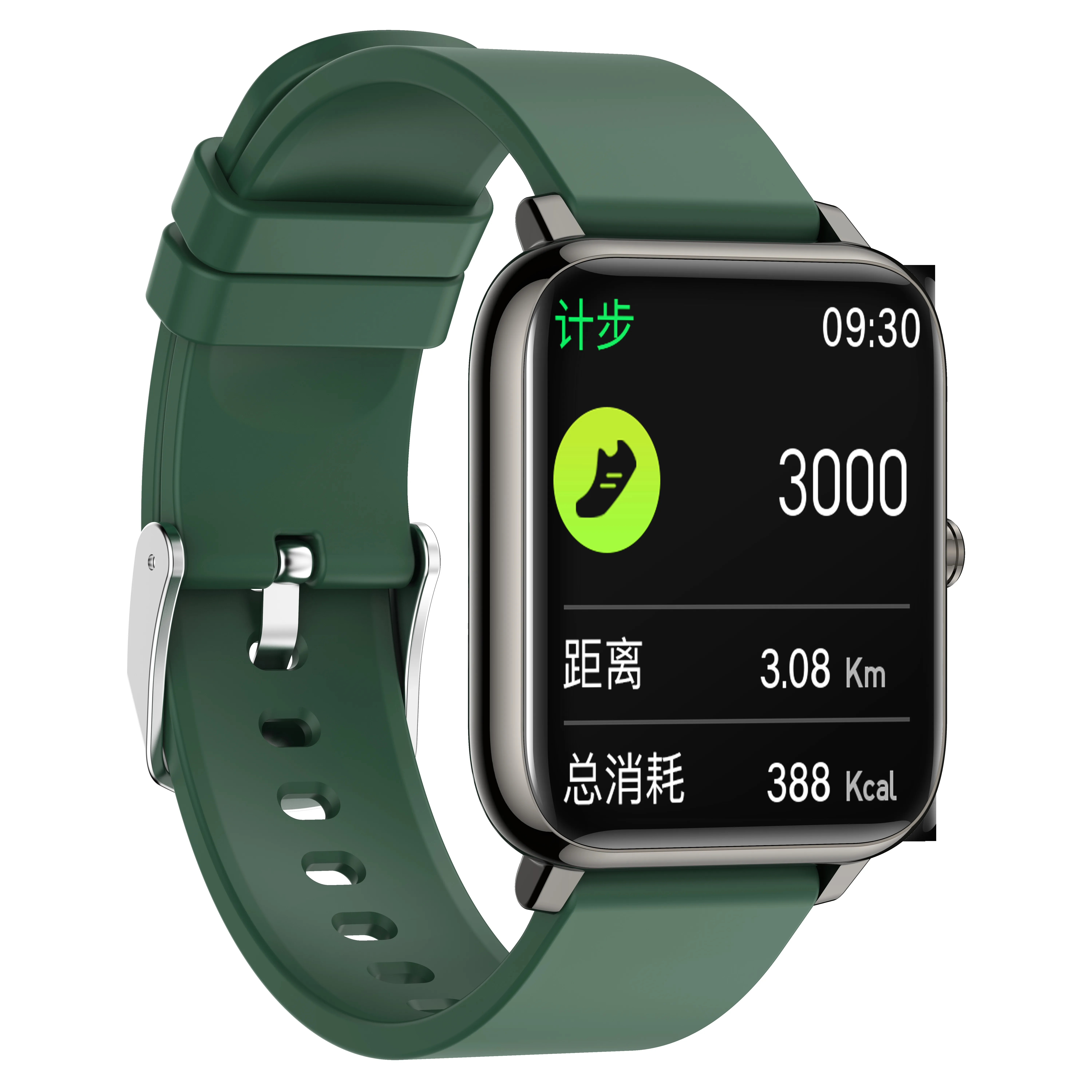 

P22 Smart Bracelet Men Women Smart Watch Fitness Tracker Heart Rate Monitor Sleep Monitor IP67 SmartWatch PK B57 P8 Smart Band, Black green pink blue