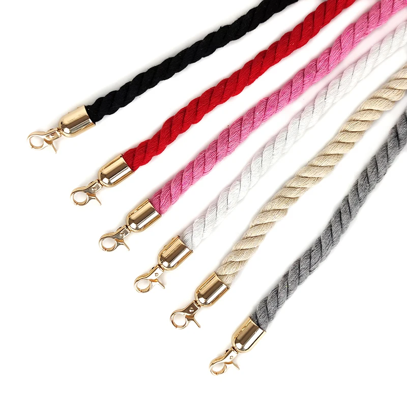 

Meetee B-J043 120cm Cotton Rope Strap Women Handbag Purse Handles Crossbody Chains Replacement DIY Bag Parts