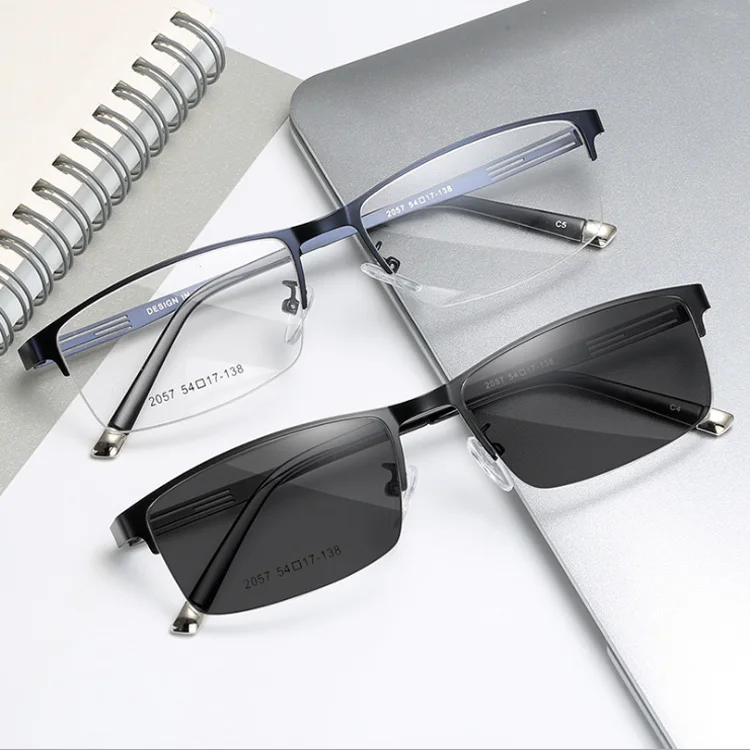 

2021 new photochromic blue light glasses sun glasses