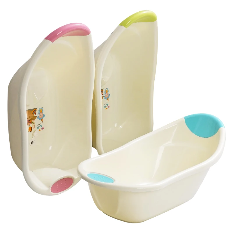 

Wholesale Babies Sets Durable Plastic Newborn Baby Bath Tub Toddler Infant Bathroom Basin Bath For SPA, Blue,green,pink